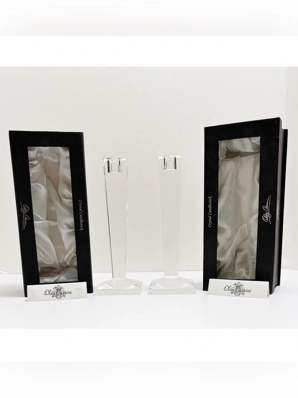 Oleg Cassini | Vintage Boxed Pair of Alanna 8